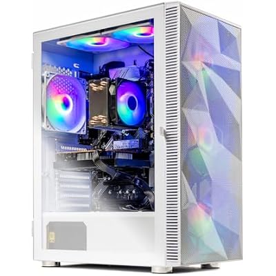 Skytech Gaming Storm Gaming PC, AMD Ryzen 7 5700 3.7GHz, AMD RX 9060 8GB VRAM, 1TB NVMe SSD, 16GB DDR4 RAM 3200, 650W Gold PSU, WI-FI 5, Windows 11, Desktop
