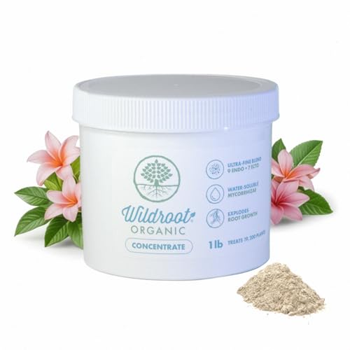 Mycorrhizae 16 Species Inoculant 1 lb Improves Drought Tolerance  Saves Precious Water  Fertilizer, Root Stimulator Explodes Root Growth [1 lb Treats 19,200 4 inch Plants]