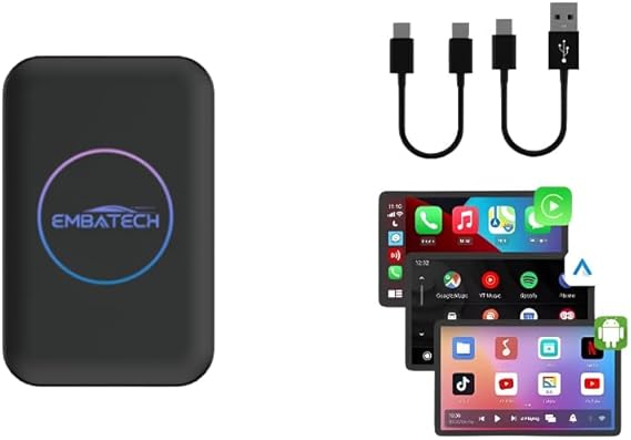 Carplay Ai Box 4GB+32GB Youtube,netflix,google Play & Kablosuz Carplay&android Auto- Android 14