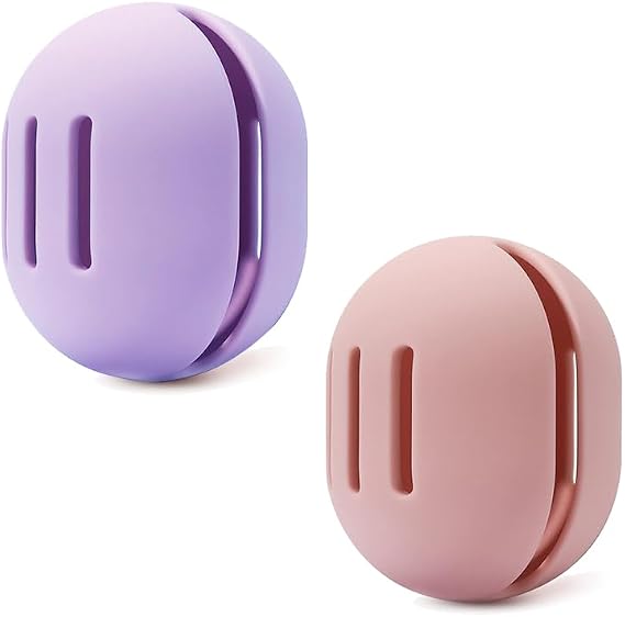 2-Pack Makeup Sponge Holder,Double-Sided Breathable Silicone Beauty Blender Holder for Travel or Daily,Shatterproof Make-up Travel Case Quick Drying Easy to Carry