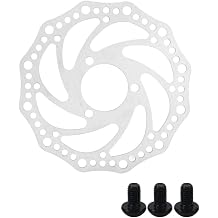 140mm Bike Disc Brake Rotor - 3-Hole Stainless Steel Brake Disc with Lightweight Hollow Design for Road, Mountain & BMX Bikes