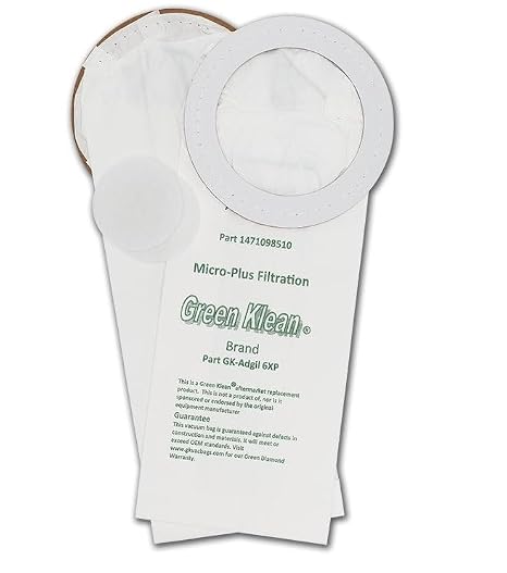 GK-Adgil6XP Nilfisk Advance Adgility 6XP Replacement Vacuum Bags - 10 per Case - Case of 10