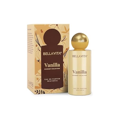 B.e.l.l.a VITA Gourmet Collection Vanilla | Long-Lasting Perfume for Man and Woman | Musk, Fruity Premium Unisex Fragrance for Men and Women | EDP 100ml.