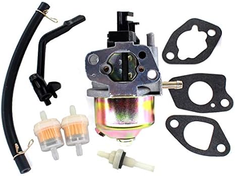 Carburetor Replacement with Fuel Filter Compatible with Kingcraft 25003250 Watt Generators 163cc 196cc 200cc, Fits 5276-09 5276-10
