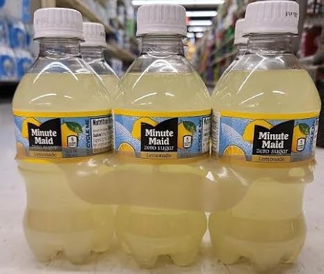 Minute Maid Zero Sugar Lemonade, 12 fl oz, 12 Pack