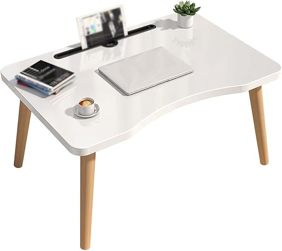 Small Side Table Coffee Table Modern Creative Artisan Manship Bay Window Tea Table Desk, Industrial Cocktail Table for Bedroom Living Room Small Coffee Table Color : White