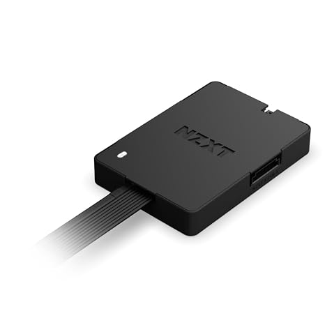 NZXT Control Hub - Dijital RGB Aydınlatma ve PWM Fan Hız Kontrol Cihazı - 5 x PWM Fanı veya 4 x Tek Kare Fanı Kontrol Edin - NZXT CAM Software tarafından desteklenmektedir