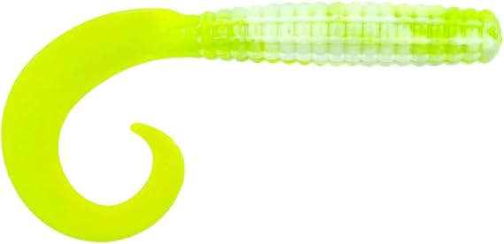 BAITFUEL Saltwater GO2 Grub | Premium Soft-Plastic Grub for Saltwater Species | Action-Packed Tail + Scent Technology | Shinetreuse, 5-Inch