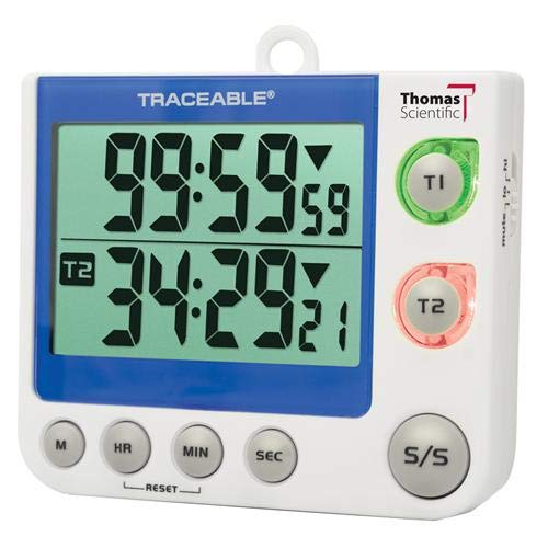 Traceable Flash LED Alert DualChnl Timer