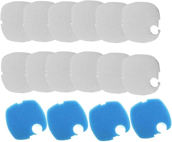 SunSun 16PCS Aquarium Replacement Filter Pads GRECH HW-303B HW403B HW703B