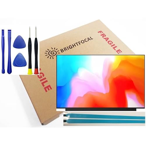 BRIGHTFOCAL New Screen Replacement for DELL Inspiron 15 3520 15.6 FHD Full-HD Touch  Digitizer IPS 1920 x 1080 Touchscreen LCD LED Display with Tool