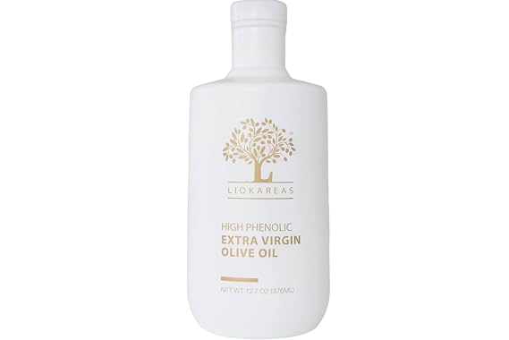 Rx High Phenolic Extra Virgin Olive Oil Cold Pressed, Rich in Oleocanthal, Naturally High in Antioxidants, Bold Flavor 375mL Bottle