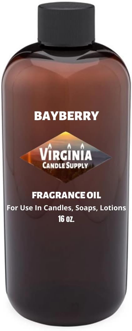 Bayberry Fragrance Oil (16 oz Bottle) for Candle Making, Soap Making, Tart Making, Room Sprays, Lotions, Car Fresheners, Slime, Bath Bombs, Warmers...
