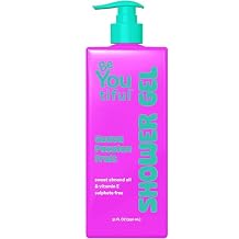 BeYoutiful Natural Hydrating Body Wash for Kids & Teens, Guava Passion Fruit Exfoliating Gel, Cruelty-Free Acne-Prone Sensitive Skin Care, 32 oz