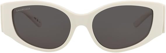 Balenciaga BB0258S White/Grey 58/18/145 women Sunglasses'