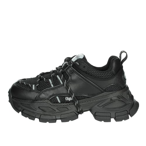 Buffalo Saturn Lace Womens Black Trainers