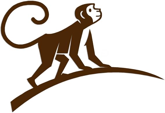 Monkey 3.75" x 5.5 Brown