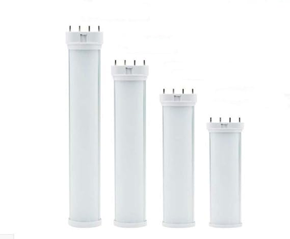 2パック 2G11 4ピンベースLED電球 Lustale LEDレトロフィットチューブライト 2G11 LED電球 CFL/コンパクト蛍光灯交換用 バラストの取り外しまたはバイパス 温白色、3000K、22W 21インチ