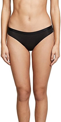 Calvin Klein Womens Ck Black Structure Cotton Bikini
