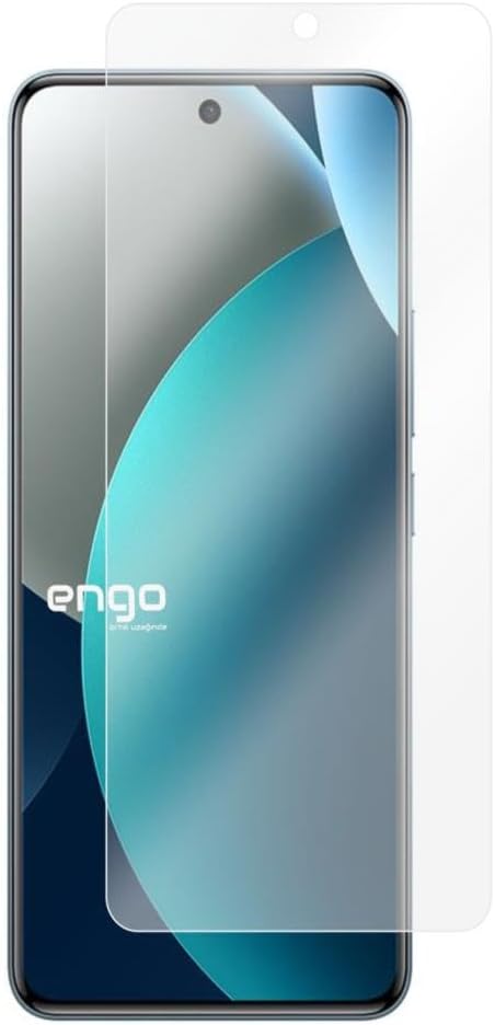 Engo Xiaomi Redmi Note 15 Pro ile Uyumlu Mat Ekran Koruyucu Parmak İzi Bırakmayan Yansıma Ve Parlama Önleyici Koruma, 9H Temperli Nano Esnek Cam