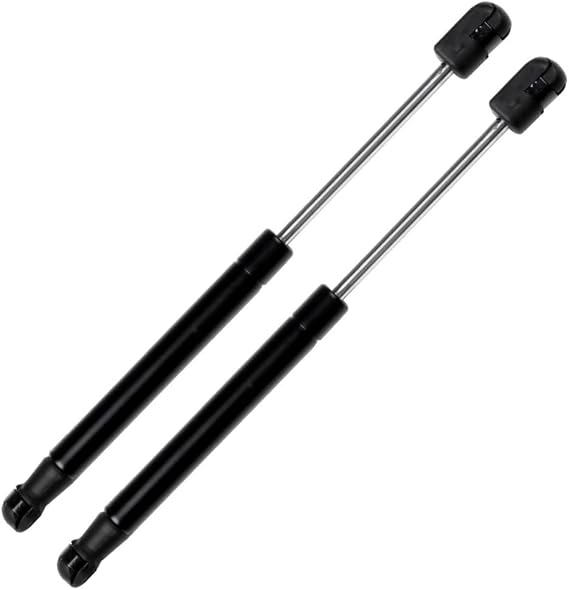 2X Lift Support Cap Prop Strut Shock Gas Spring 10 Fits 45lbs 10159-31 6915 (Silver,Steel Product)