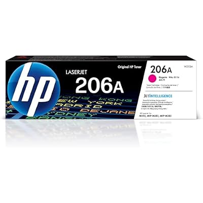 HP 206A Magenta Toner Cartridge | Works with Color LaserJet Pro M255, MFP M282, M283 Series | W2113A