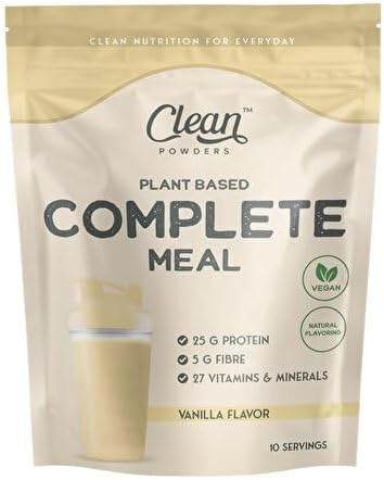 Clean Powders Bitkisel Öğün Tozu (Plant Based Complete Meal) 600 Gr - Vanilya