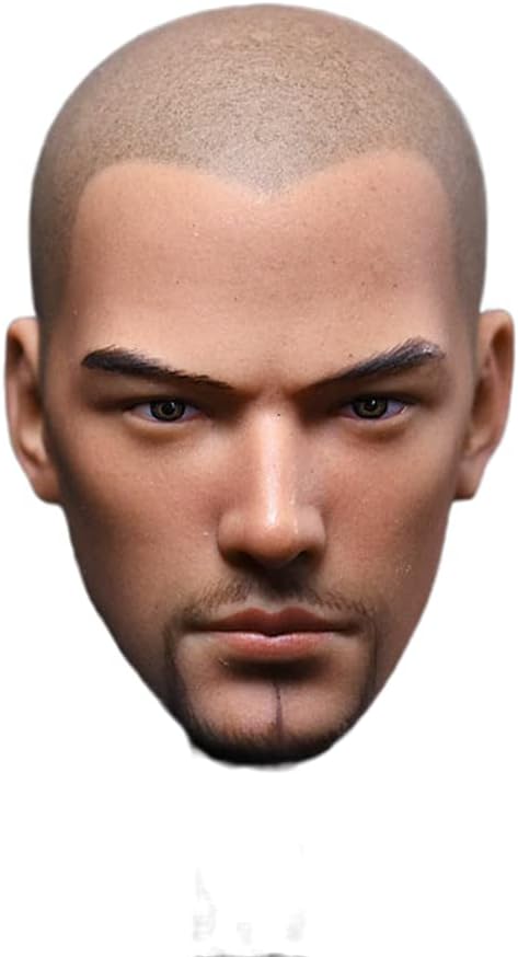 Fremego 1/6 Scale Holy Monk Asian Man Head Sculpt for 12inch Action Figure
