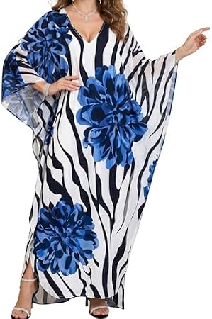 Antfuny Kaftan Dresses for Women