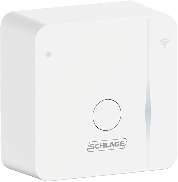 SCHLAGE BR400 Sense Wi-Fi Adapter (2.4GHz WiFi Only) | Works With SCHLAGE Sense , White