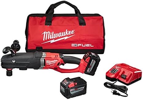 Milwaukee 2711-22HD M18 Fuel Super Hawg Right Angle Drill HD Kit w/QUIK-LOK