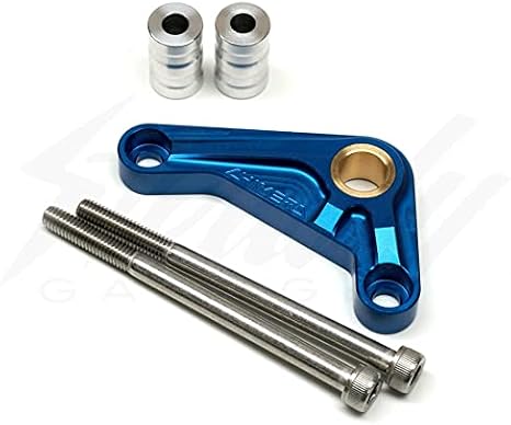 Chimera Billet Aluminum Shift Shaft Support - Blue - Compatible with Honda Grom (2014-2020), Honda Monkey 125 (2018-2020)
