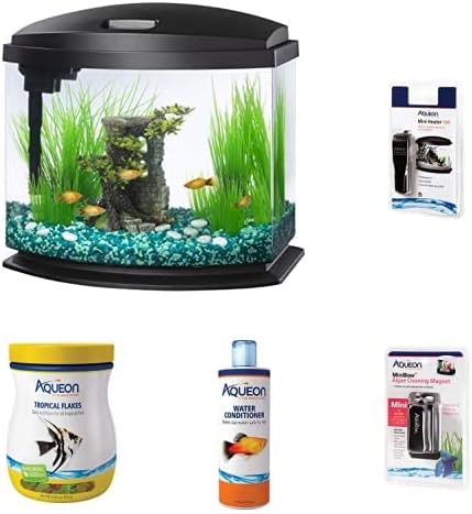 Aqueon Fresh Water Fish Small Starter Kit Bundle