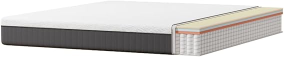 Emma Original Mattress, Super King (180×200 cm), 25 cm, Memory Foam & 7-Zone Pocket Springs for Comfort & Support, Cooling Breathable Cover, Rolled Delivery