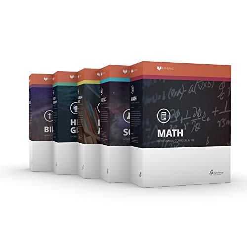 Lifepac 5 Subject Complete Set Grade 7 Paperback Unabridged, January 1, 2012