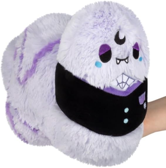 Squishable - Mini Goth Worm - Spooky Collection - 14 in - Soft Toy Collectible Stuffed Animal