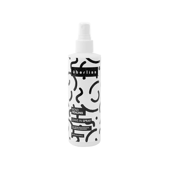 UBERLISS Bond Leave-in Conditioner Spray - 8oz - Hair Repair Treatment For Damaged Hair - Strengthening & Moisturizing