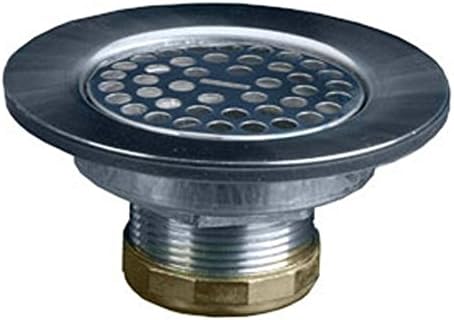 Encore Drain Strainer, Flat, 3-1/2 to 4" Sink Opening