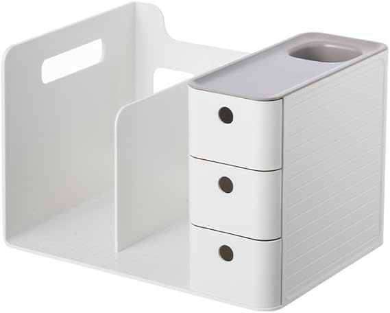 Desk Organizer, Tabletop Storage, Multi-functional, Pen Stand, Stylish, Pen Stand, Storage Box, Drawers, Accessories, Stationery, Tabletop, Organization, Storage, Large Capacity, Portable Organizer,
