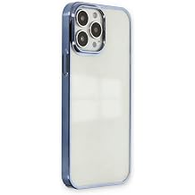 Coverzone iPhone 13 Pro İle Uyumlu Kılıf Different Silikon Mavi