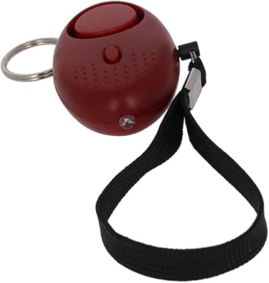 Aicosineg 3Pcs 130DB Personal Security Alarm Keychain Safe Sound Personal Alarm with LED Lights Emergency Safety Alarm Keychain for Women Men Children Elderly Bags Backpacks Suitcases Red