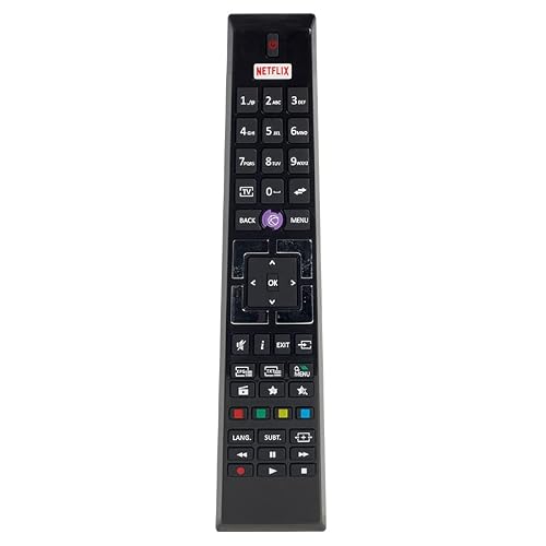 Wellhise Vestel, Regal, Seg Led TV Remote Smart Led Control with Netflix Key