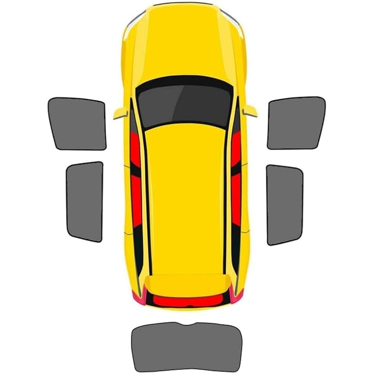 Car Window Shades for FAW Bestune T90 2023 2024 2025 Magnetic, Quick Install, Sun Shade for Car Heat and UV Protection, for Car Camping Napping Curtains,G 4 Side WindowsTailgate