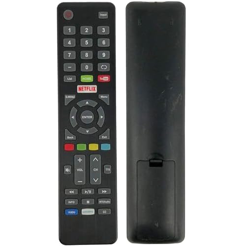 Remote Control Compatible with Element E4SFT5017 for Element E4SFT5017, E4SFT5517, E4SW5518 Smart 4K UHD TVs