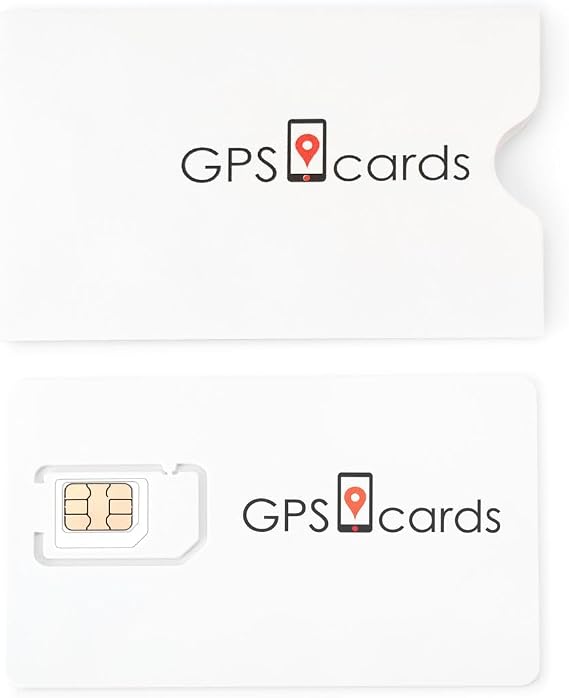 GPS Cards for Vehicle Coban Tracker GPS-103B with Set up Monitor Center Number,$5 Included,5G/4G/3G/2G Compatible,3 in 1 Simcard-Standard Micro Nano, Roaming,GPS Unlimited Data