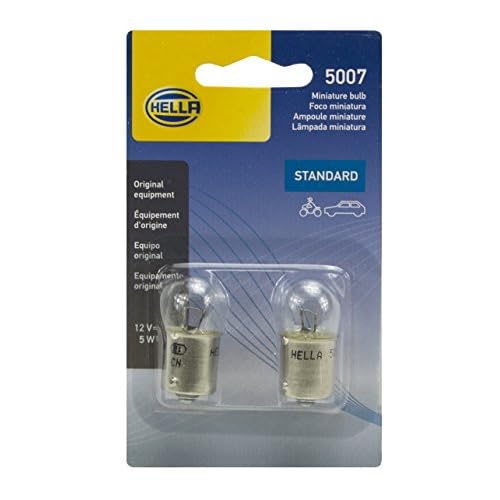 Hella 5007TB Bulb 5007 12V 5W Ba15S B6 2