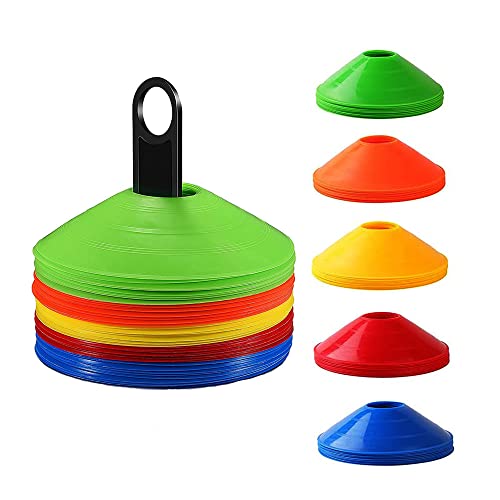 50 Agility Training Sports Cones