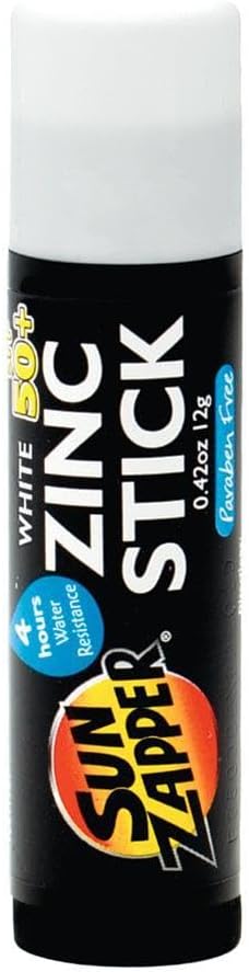 Sun Zapper White Colour Original Zinc Stick SPF 50 + Zinc Oxide Mineral Sunblock Stick for Face