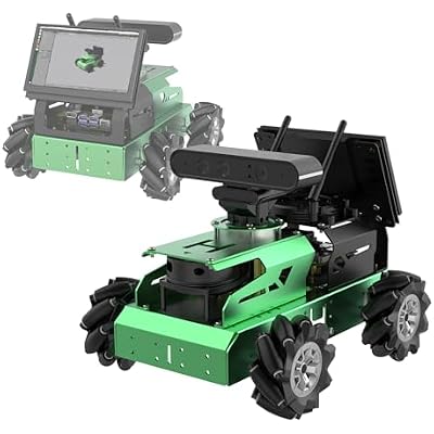 JetAuto Robot Car for ROS Jetson Nano with 7in Touch Screen Depth Camera SLAMTEC A1 Lidar, Support PythonCCJavascript Programming AI Robot Kit Autonomous Driving Target Recognition, Advanced Kit