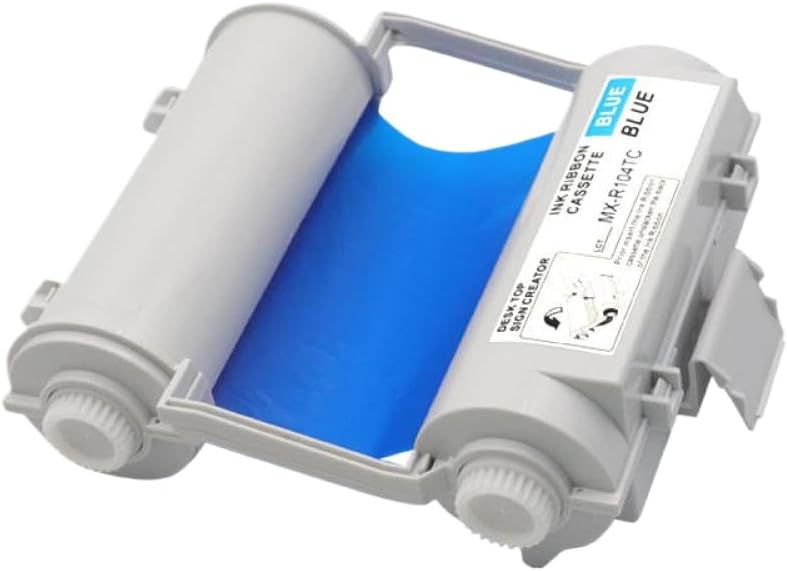 Thermal Transfer Ribbon SL-R101T Compatible With MAX CPM-100G5C CPM-100HG5C CPM-100HG5 100HG5C Label Printers Also Works With R103T R104T Ribbons(R104T and Chip Blue)